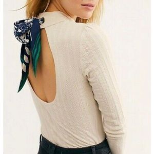 {Free People} Top in Almond